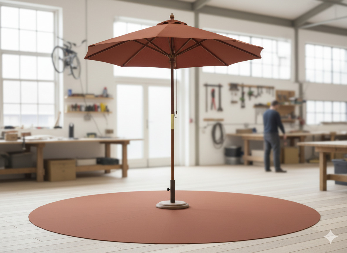 Gerepareerde parasol